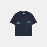 Boundless Navy Oversized Tee T-shirts Eme Studios