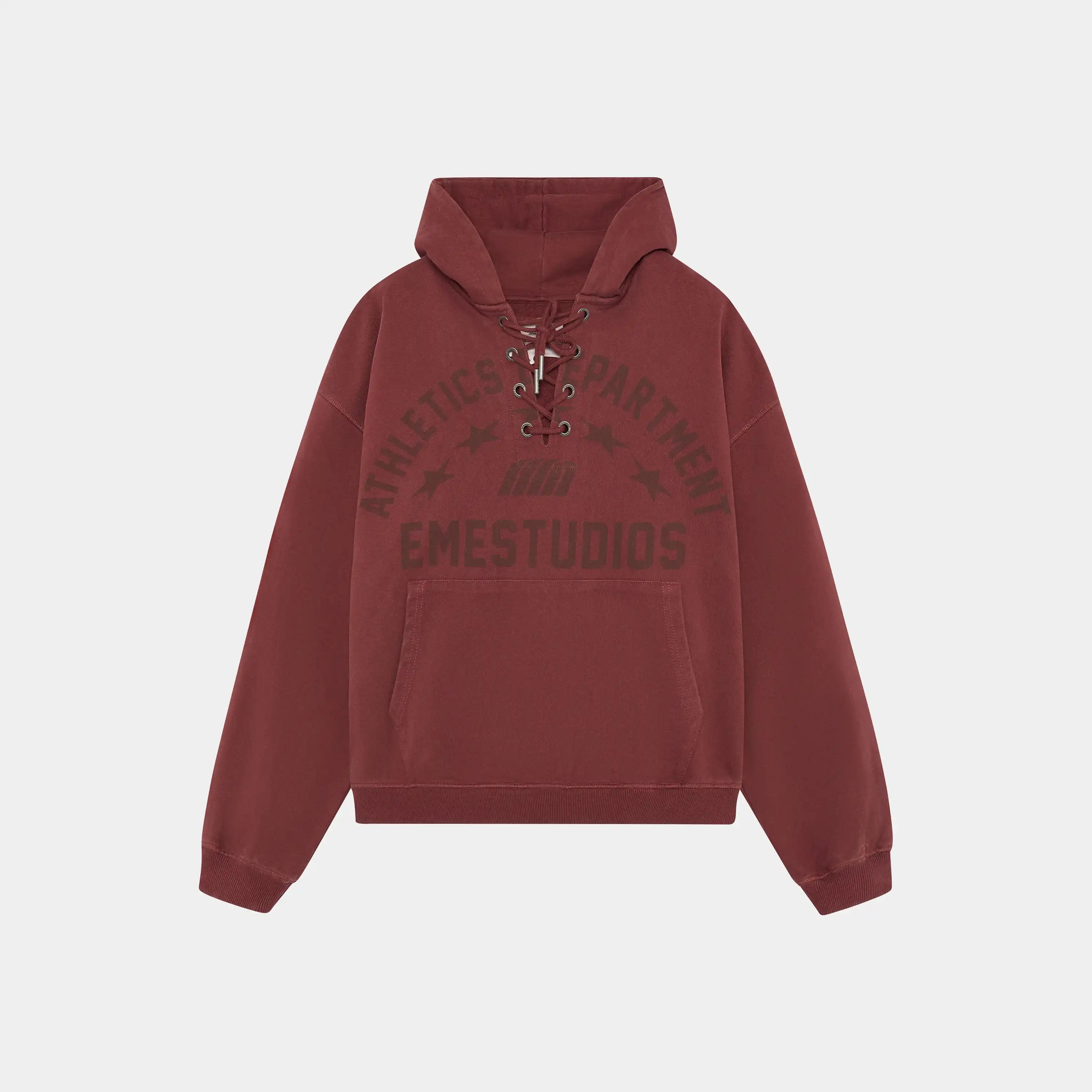 Cord Cabernet Oversized Hoodie