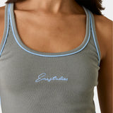 Graf Heather Grey Tank Top Woman T-Shirts Eme Studios