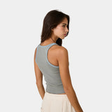 Graf Heather Grey Tank Top Woman T-Shirts Eme Studios