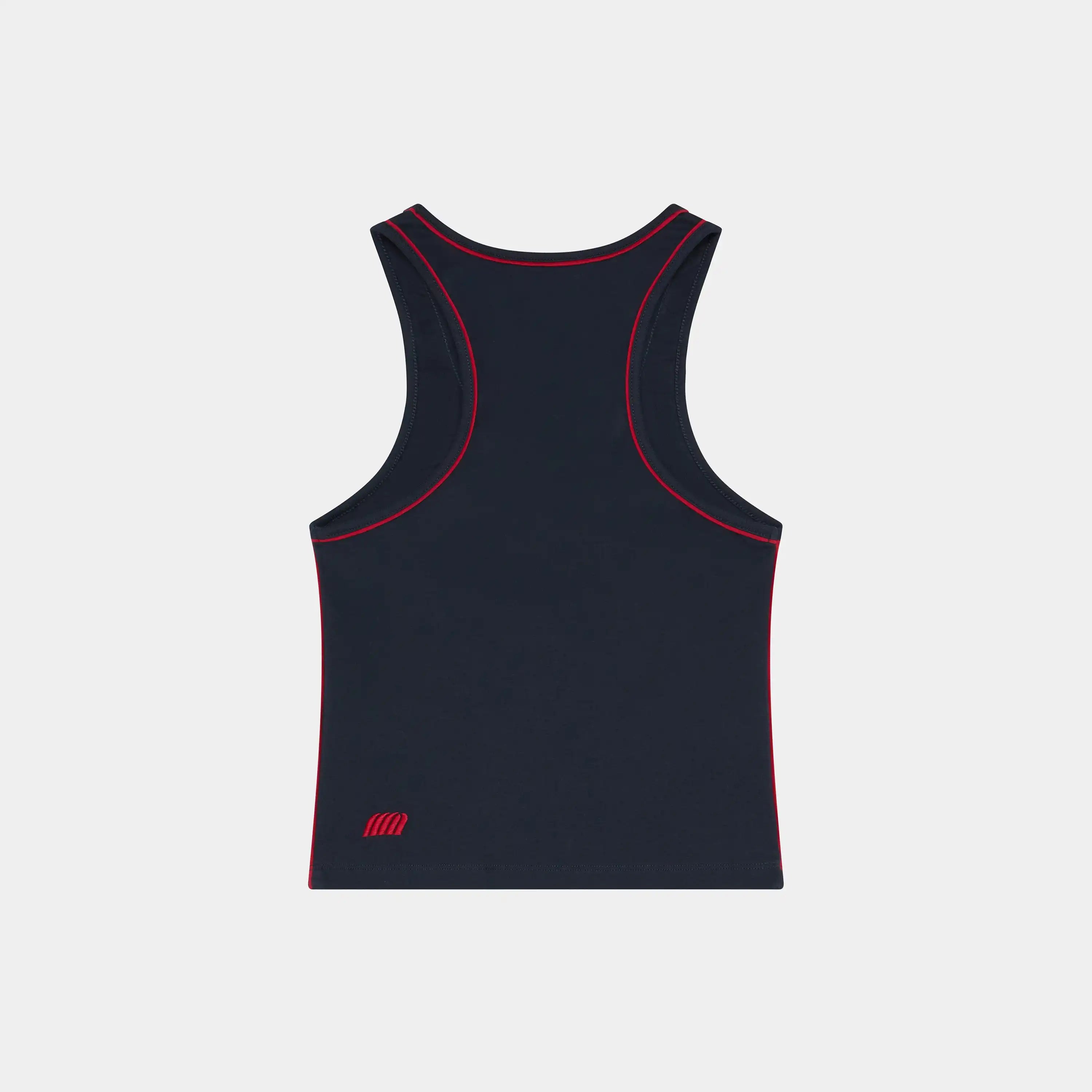 Graf Navy Tank Top Woman T-Shirts Eme Studios