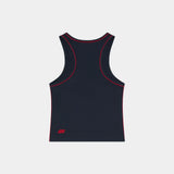 Graf Navy Tank Top Woman T-Shirts Eme Studios