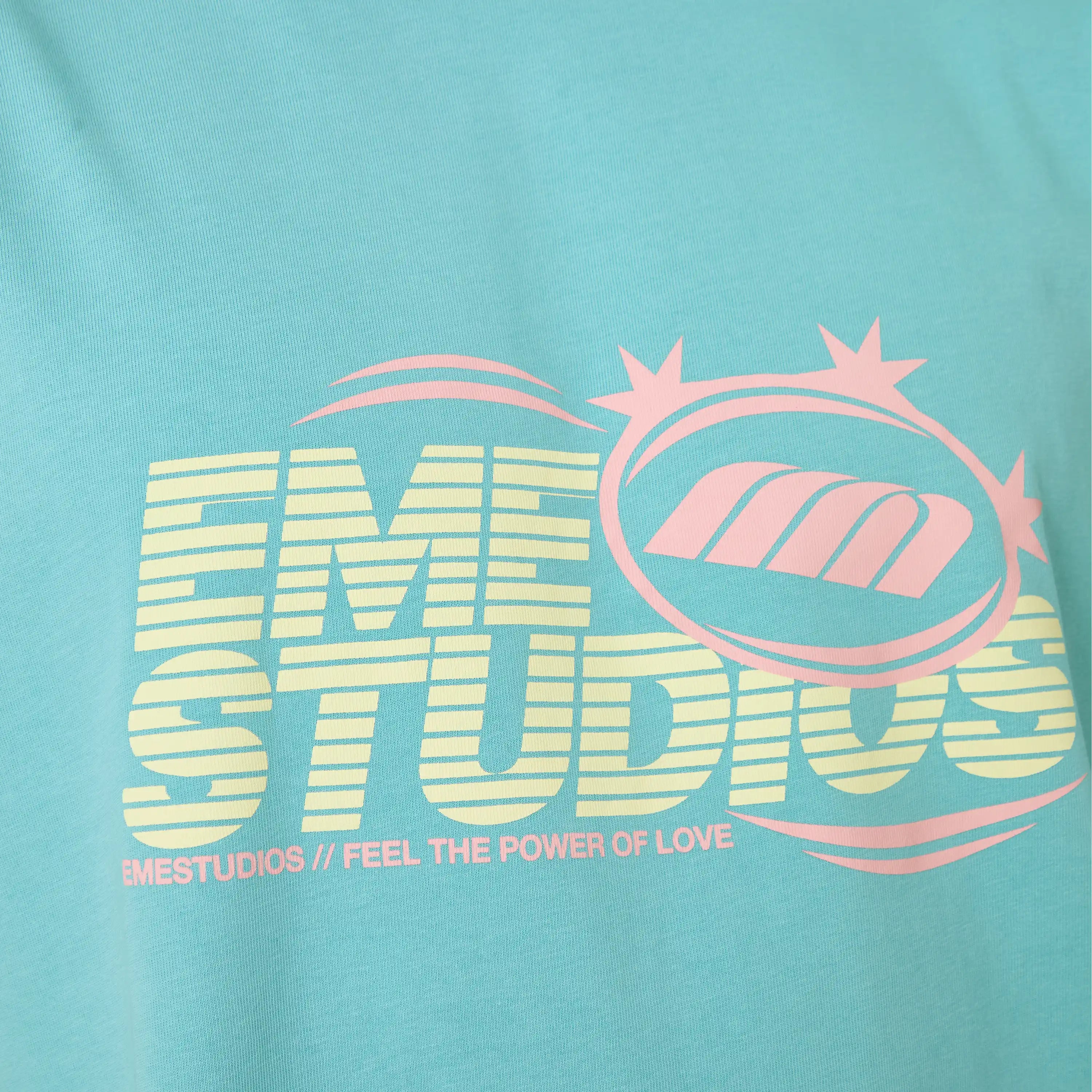 Launch Aqua Oversized Tee T-shirts Eme Studios