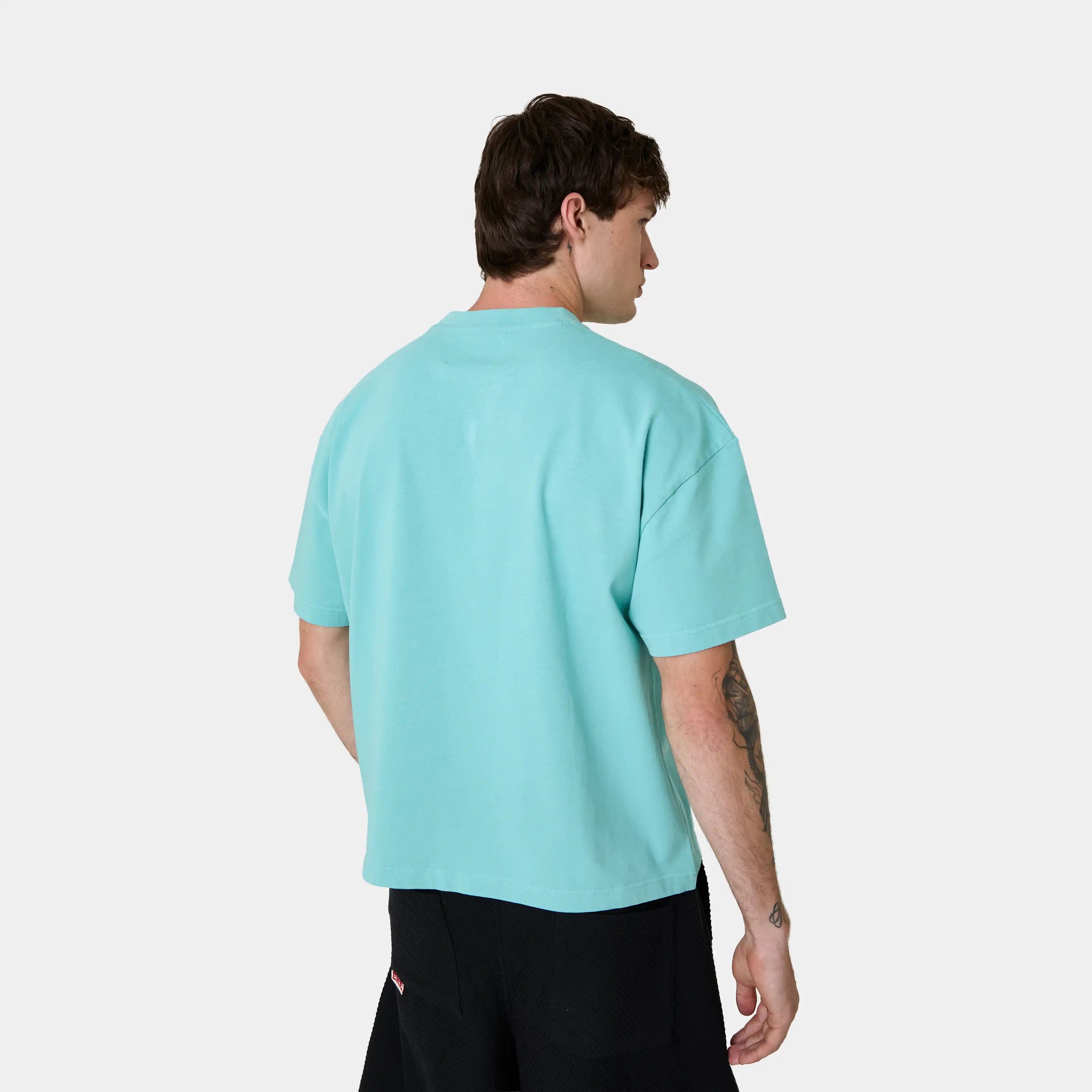 Launch Aqua Oversized Tee T-shirts Eme Studios