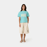 Launch Aqua Oversized Tee T-shirts Eme Studios