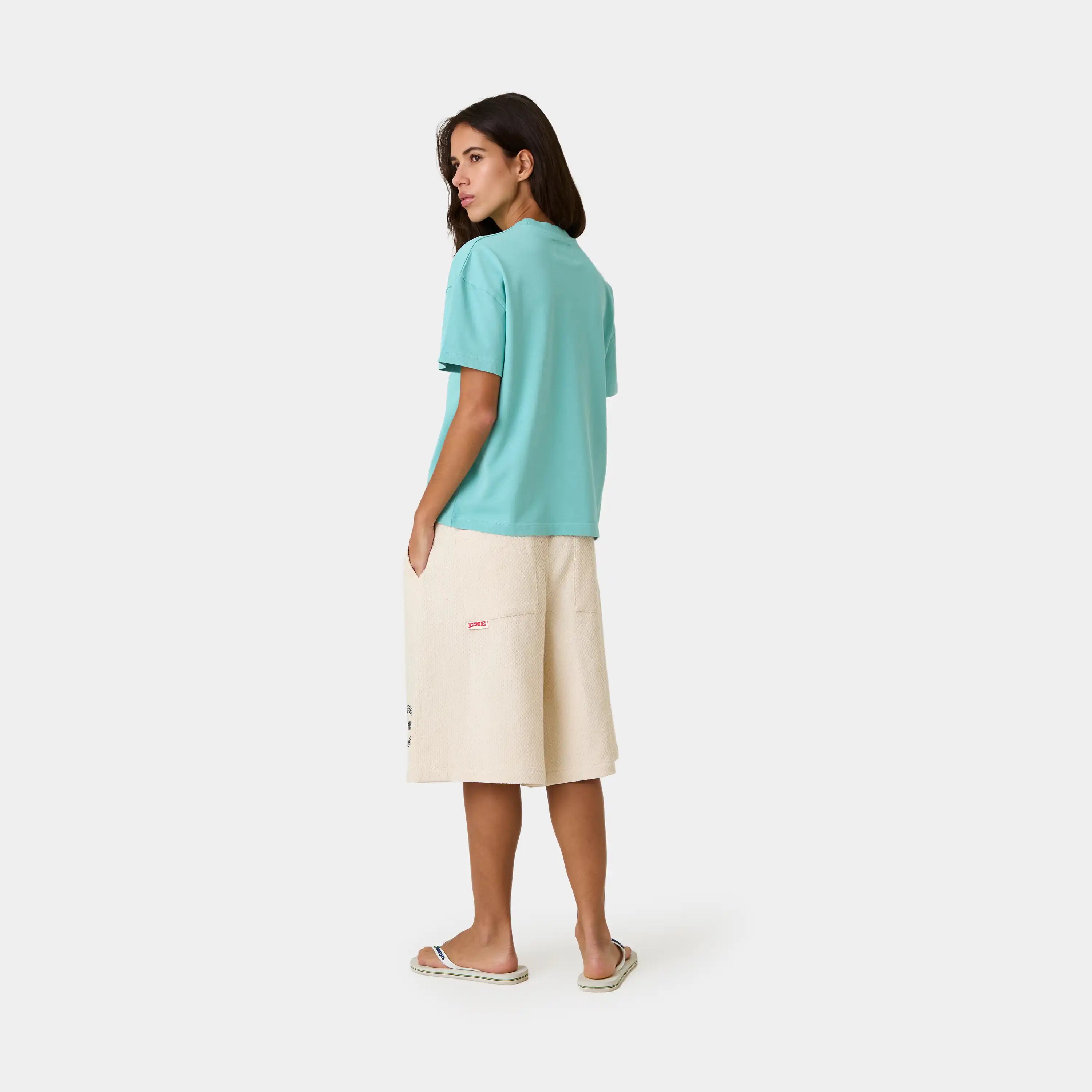 Launch Aqua Oversized Tee T-shirts Eme Studios