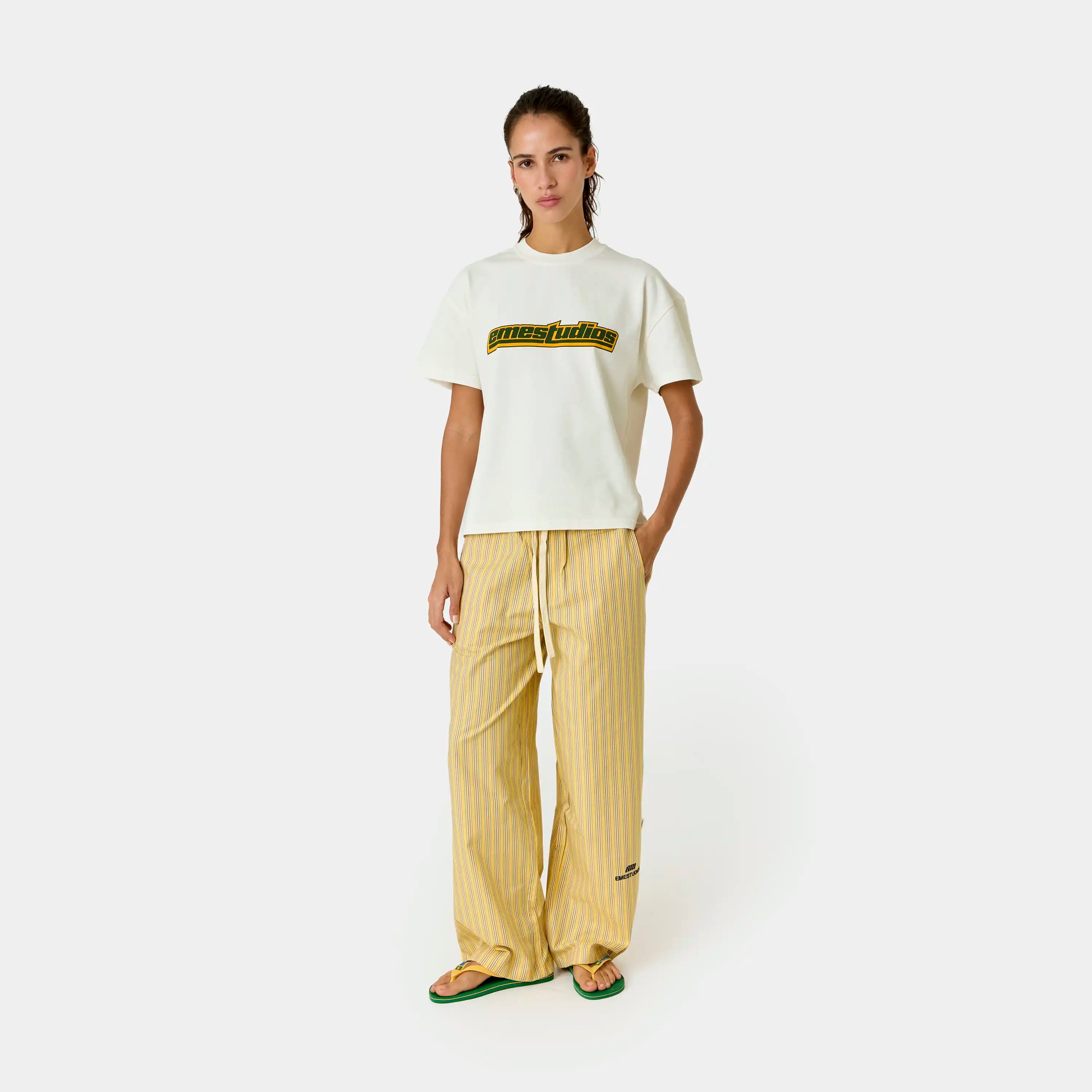 Outline Off Sand Oversized Tee T-shirts Eme Studios