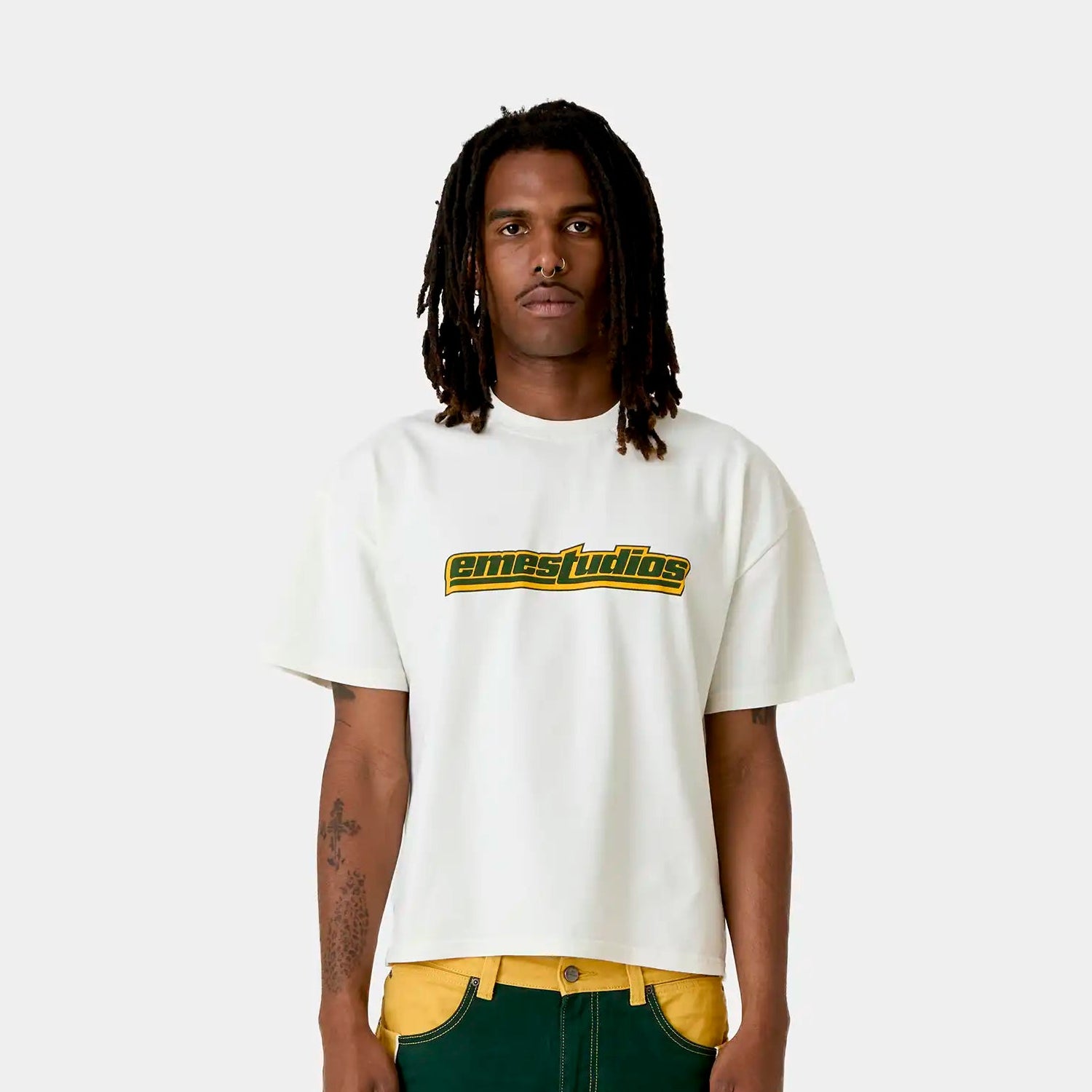 Outline Off Sand Oversized Tee T-shirts Eme Studios