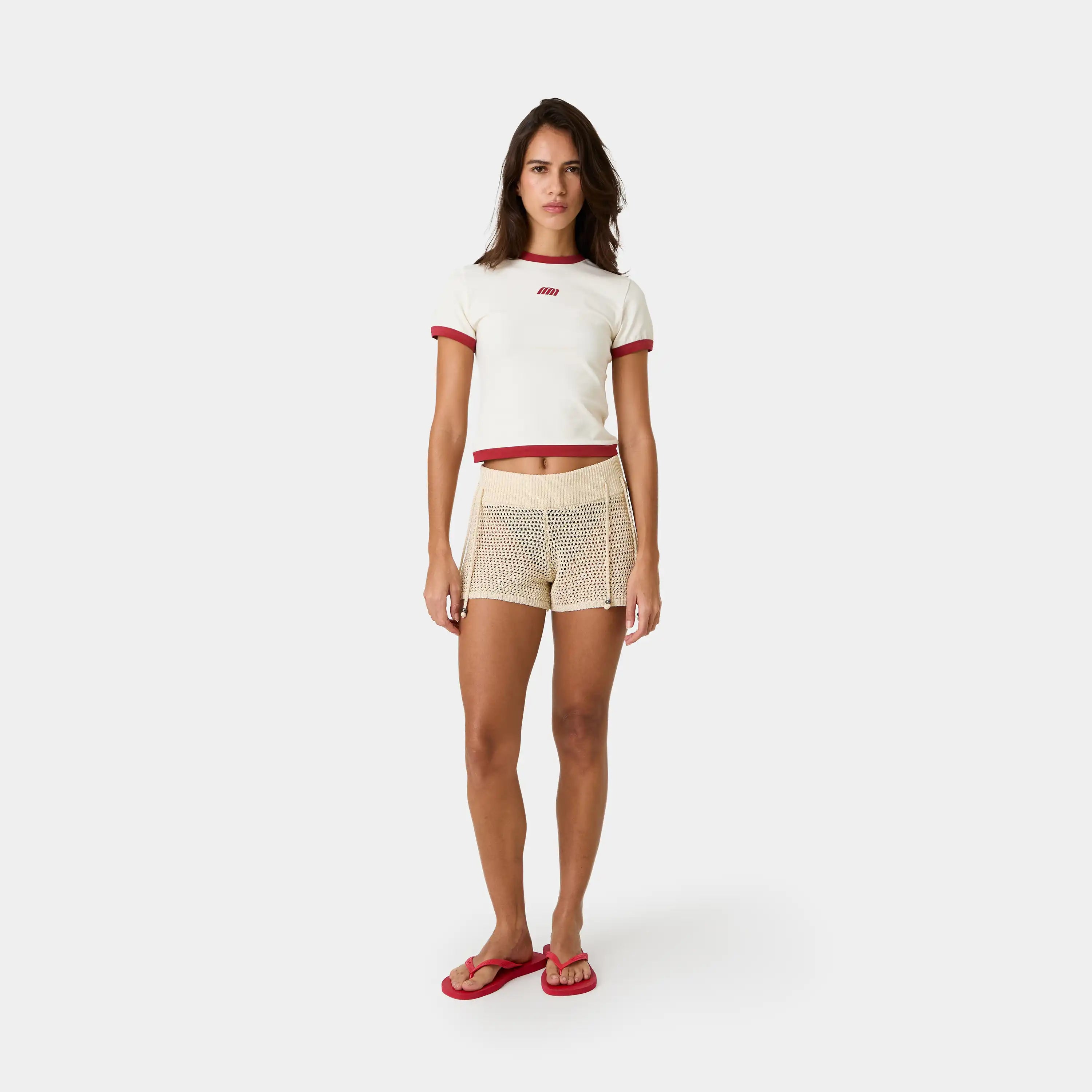 Eme Off Sand Baby Tee Woman T-Shirts Eme Studios