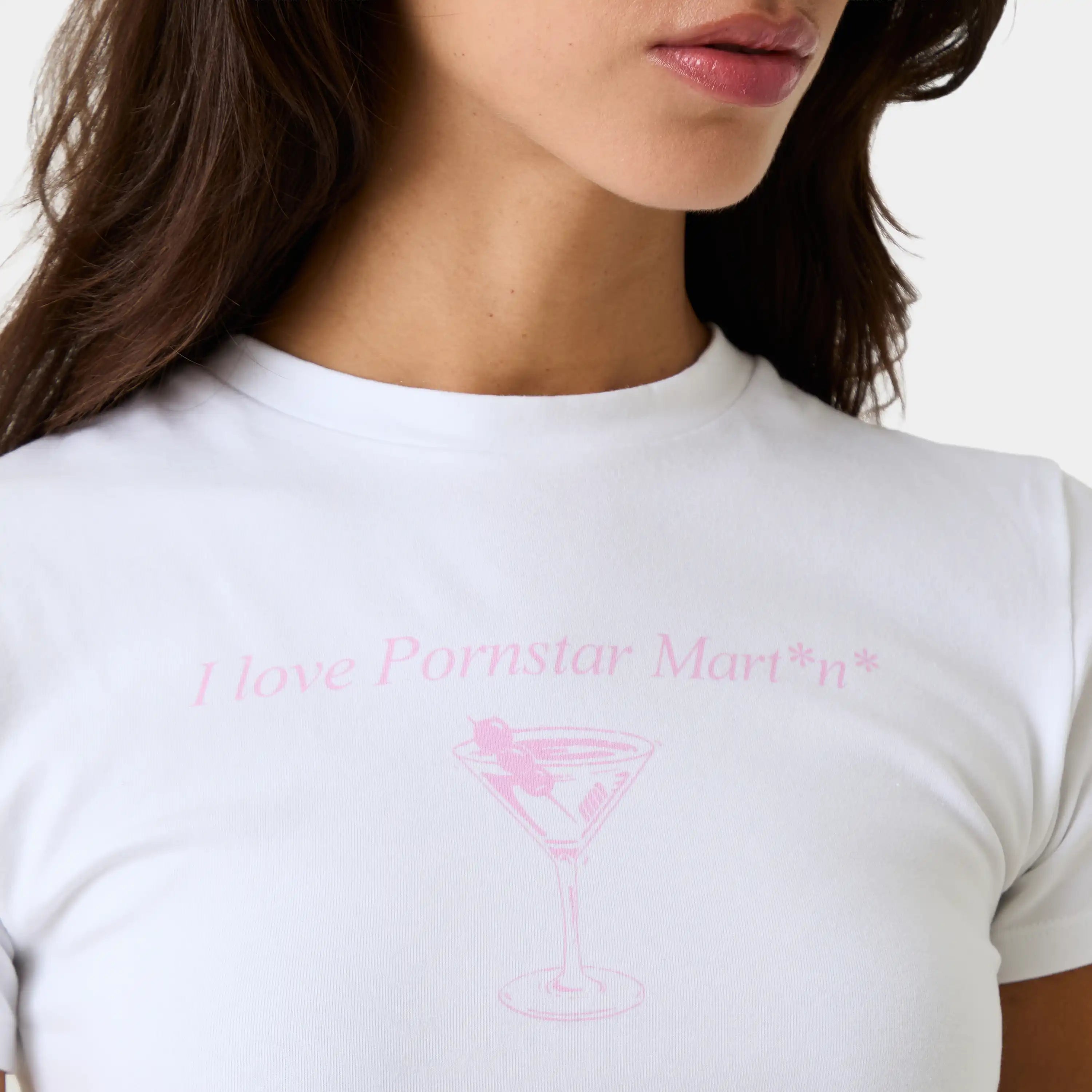 Martini Pearl Baby Tee Woman T-Shirts Eme Studios
