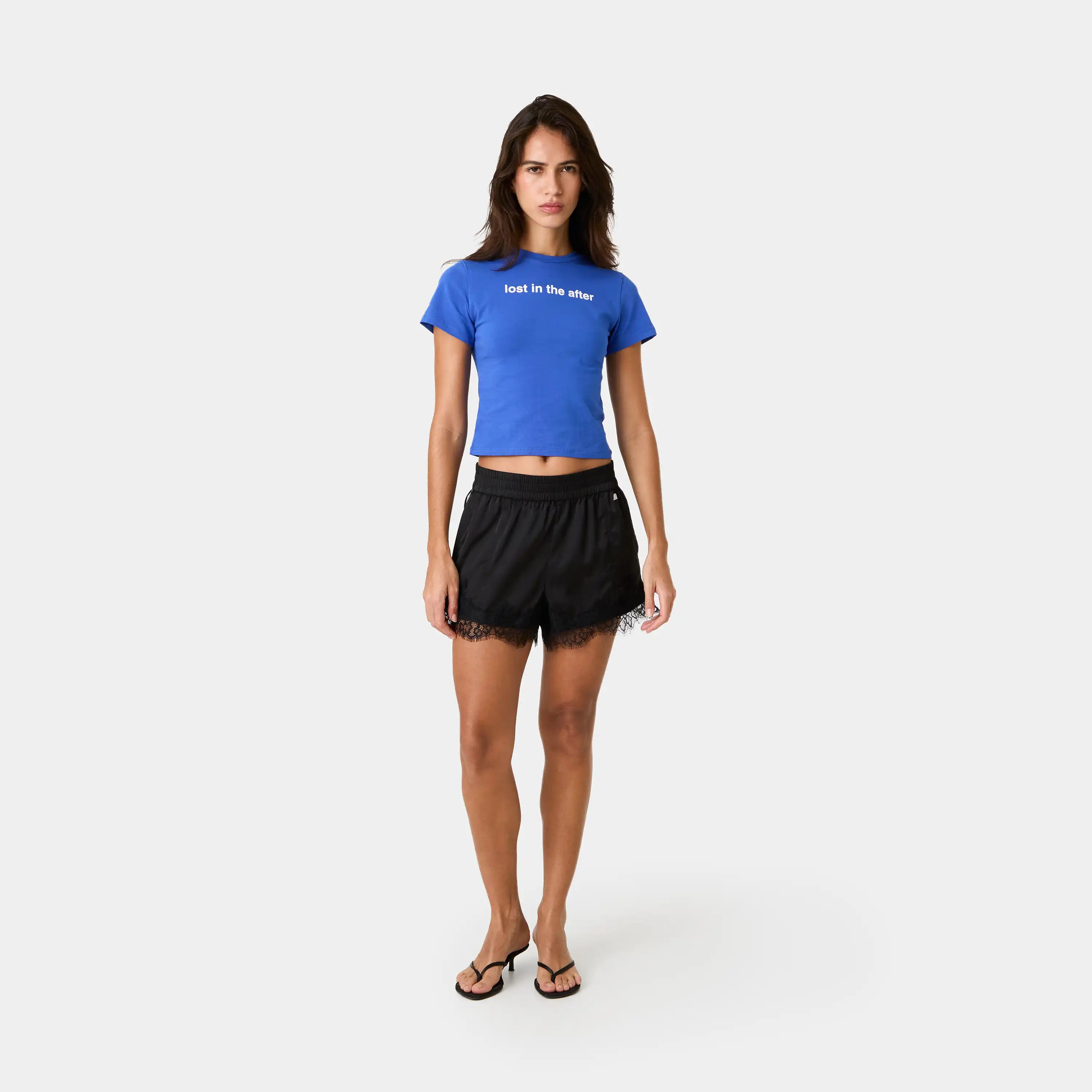 Lost Sodalite Baby Tee Woman T-Shirts Eme Studios