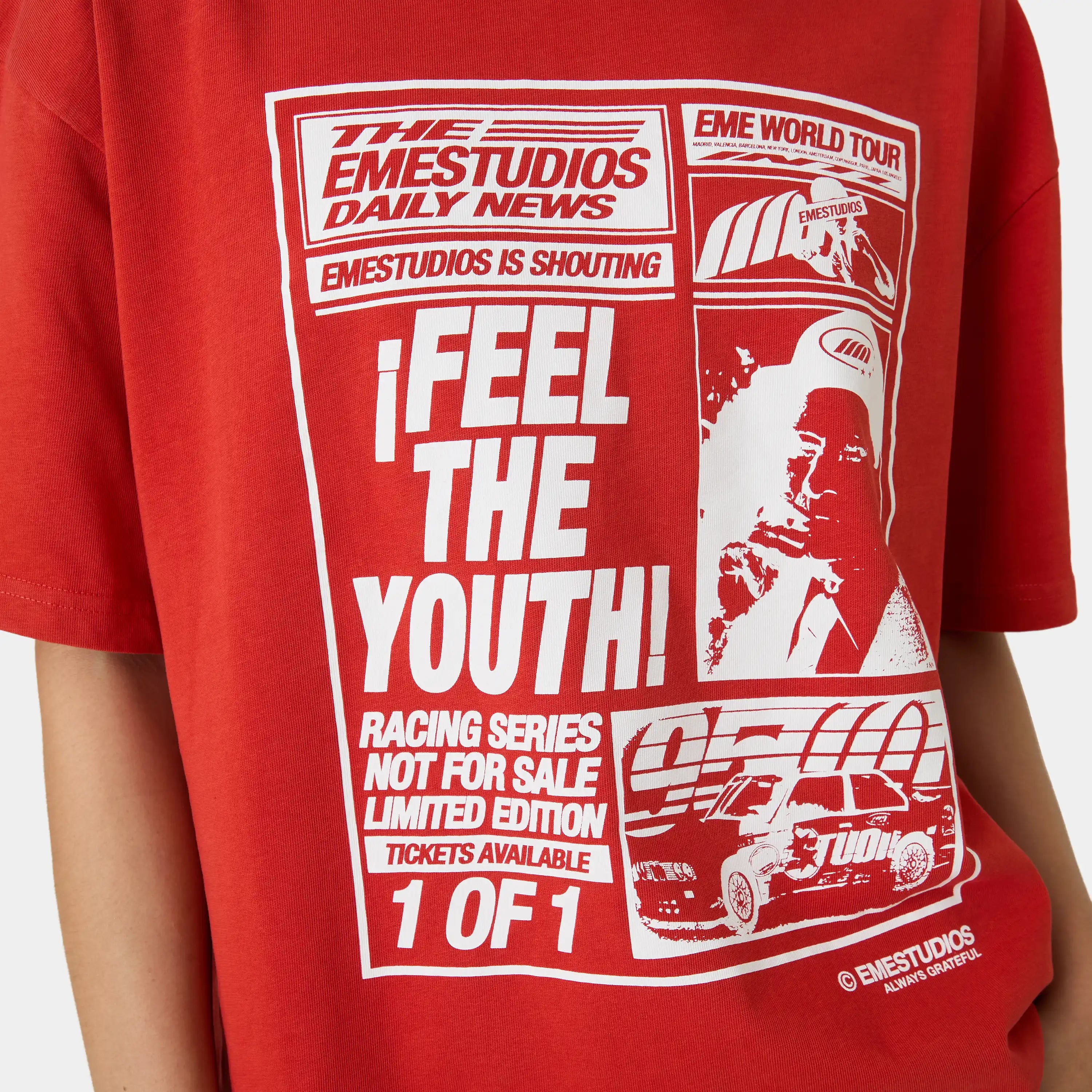 Rogue Cherry Oversized Tee T-shirts Eme Studios