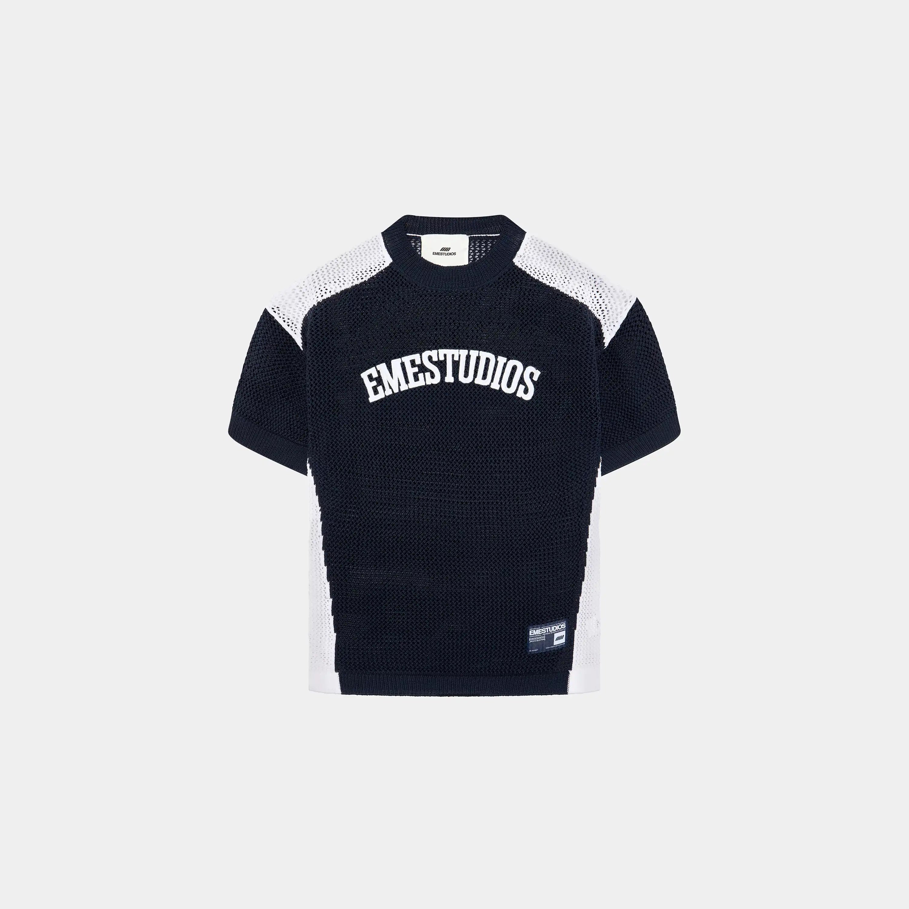 Striker Night Sky Open Knit T-shirts Eme Studios