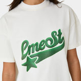 Fuzzy Pearl Oversized Tee T-shirts Eme Studios