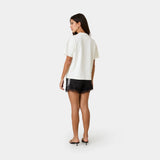 Fuzzy Pearl Oversized Tee T-shirts Eme Studios