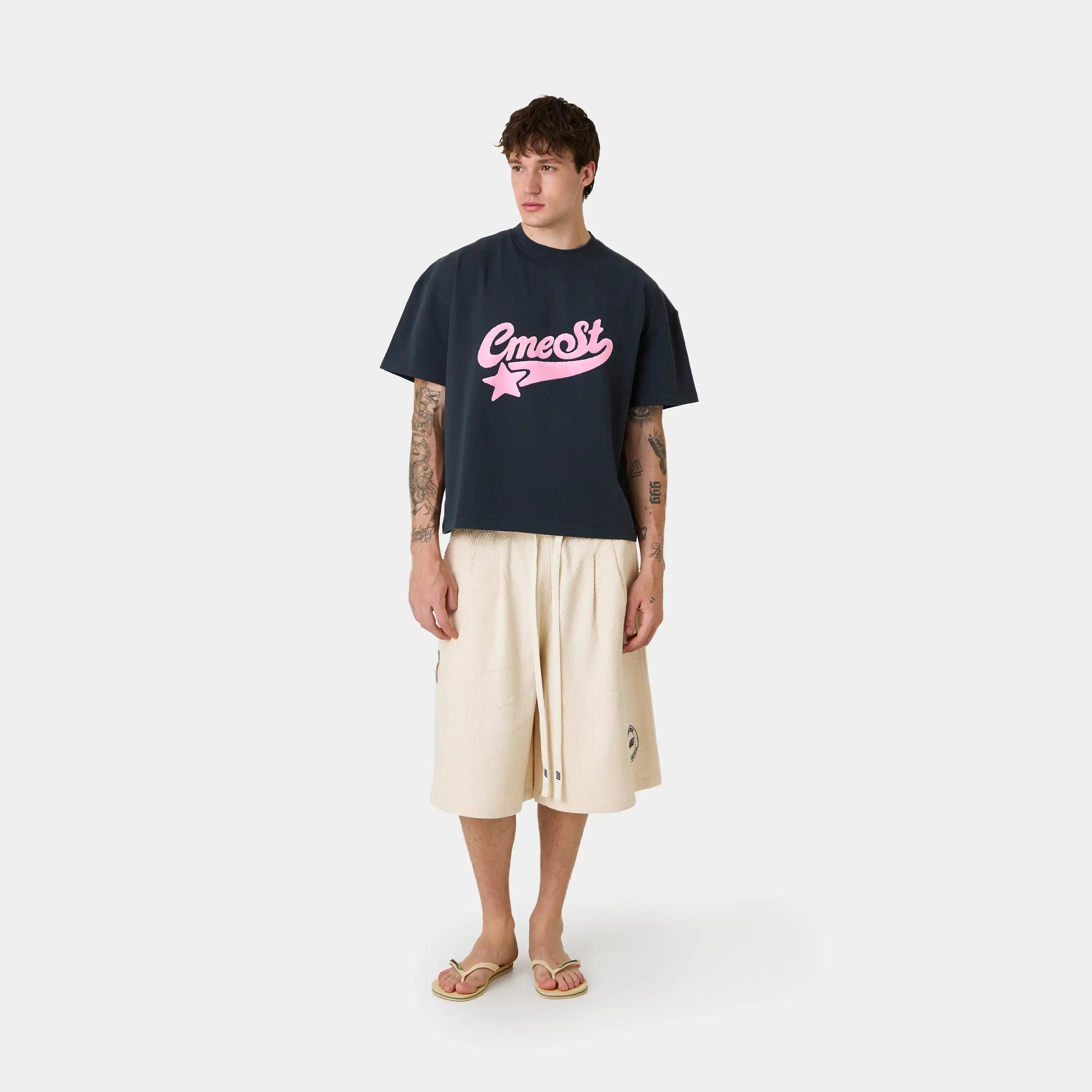 Fuzzy Night Sky Oversized Tee T-shirts Eme Studios