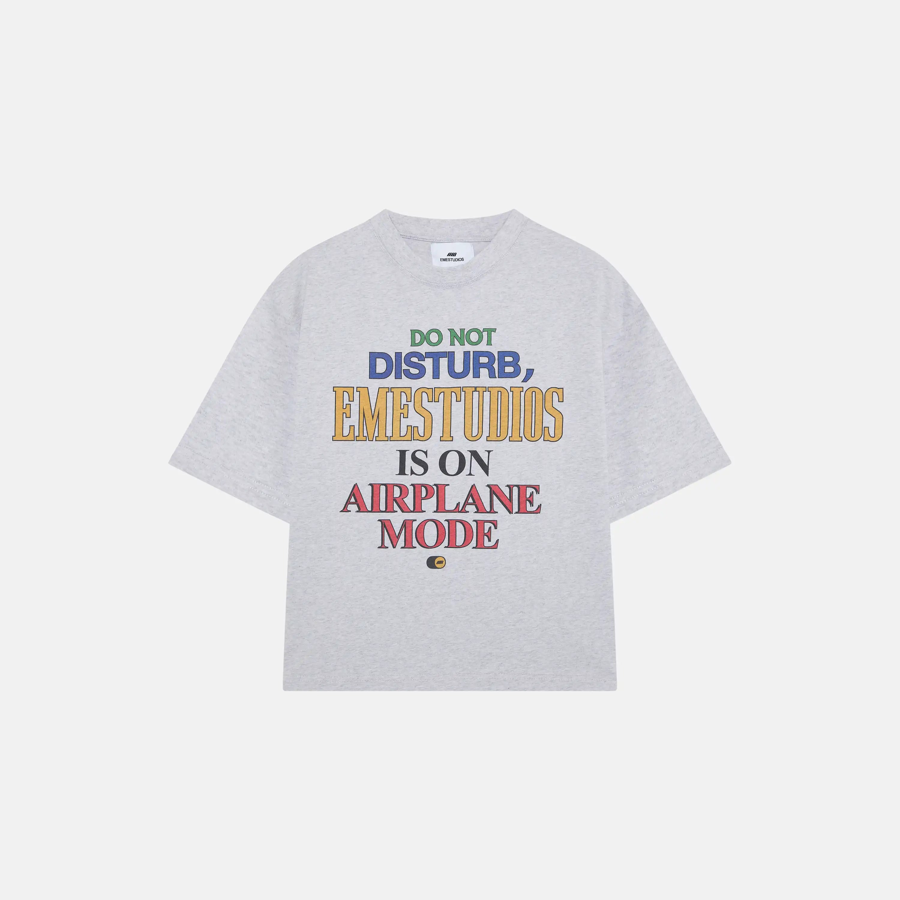 Airplane Mode Heather Grey Oversized Tee
