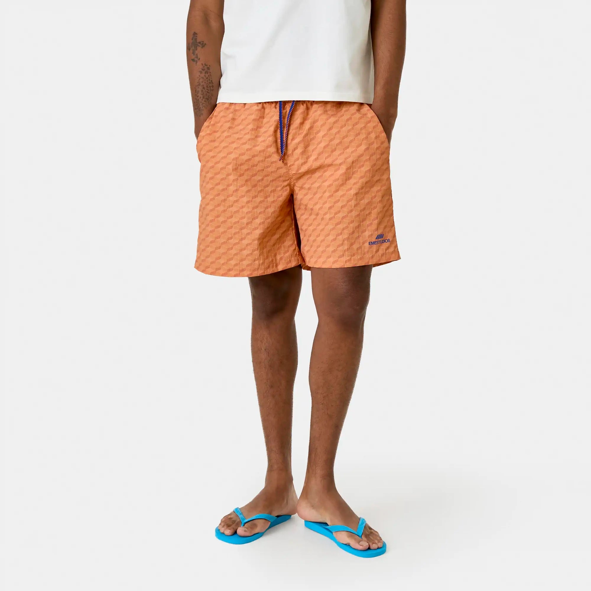 Linkr Tangerine Swim Trunk Swimwear Eme Studios