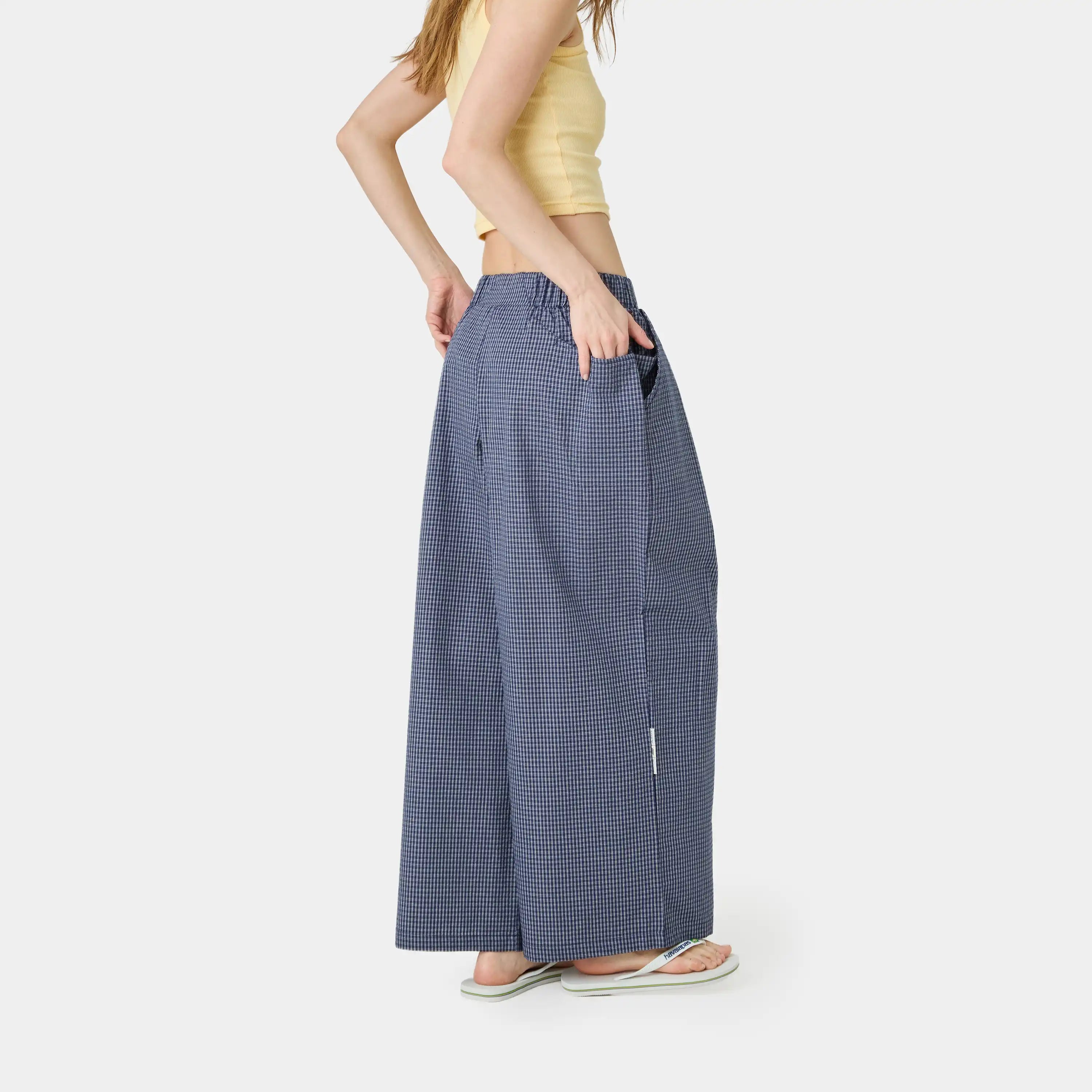 AGL Navy Wide Pants Pants eme