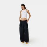 Heritage Navy Tailored Pants Pants Eme Studios