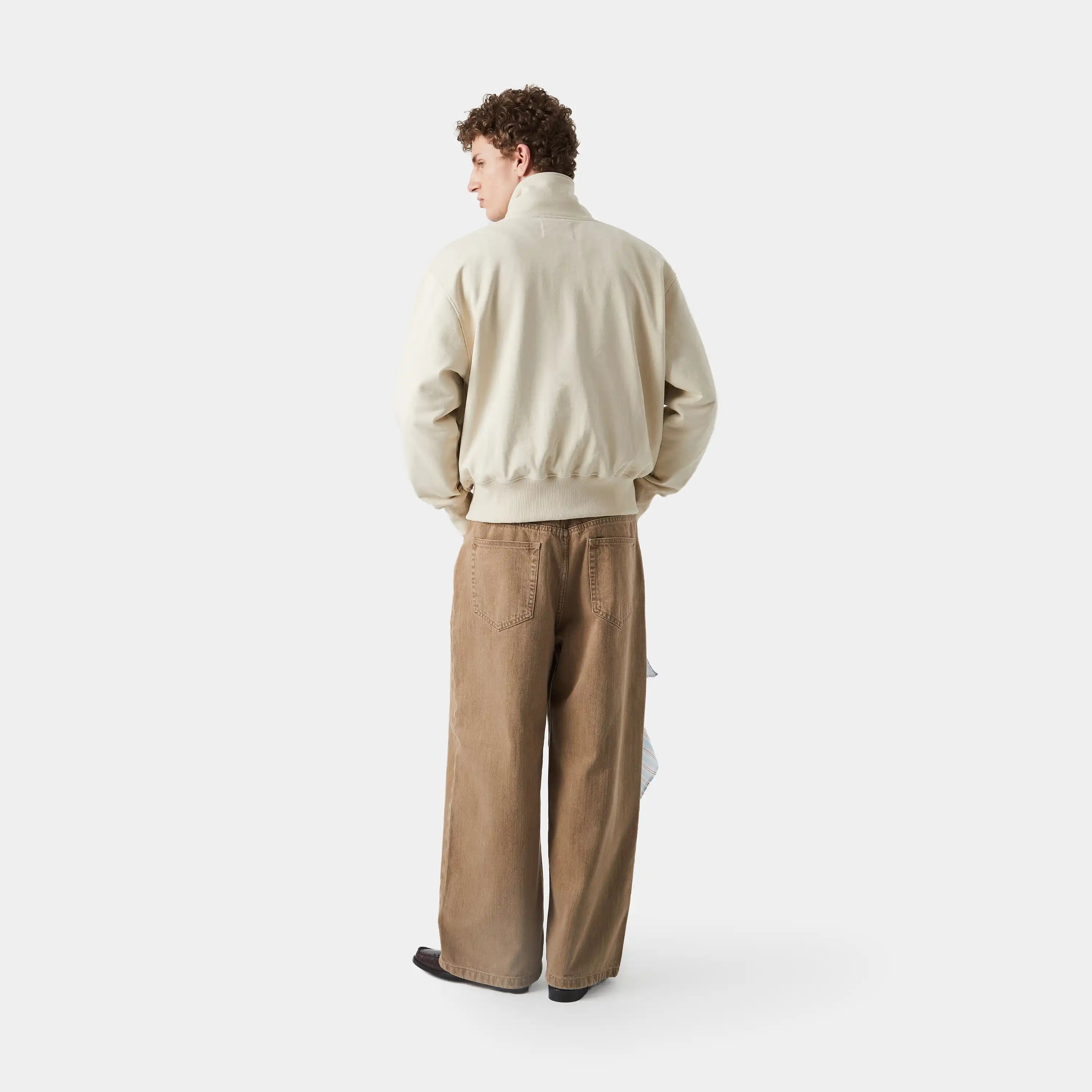 Serv Sand Full Zip Crewneck eme