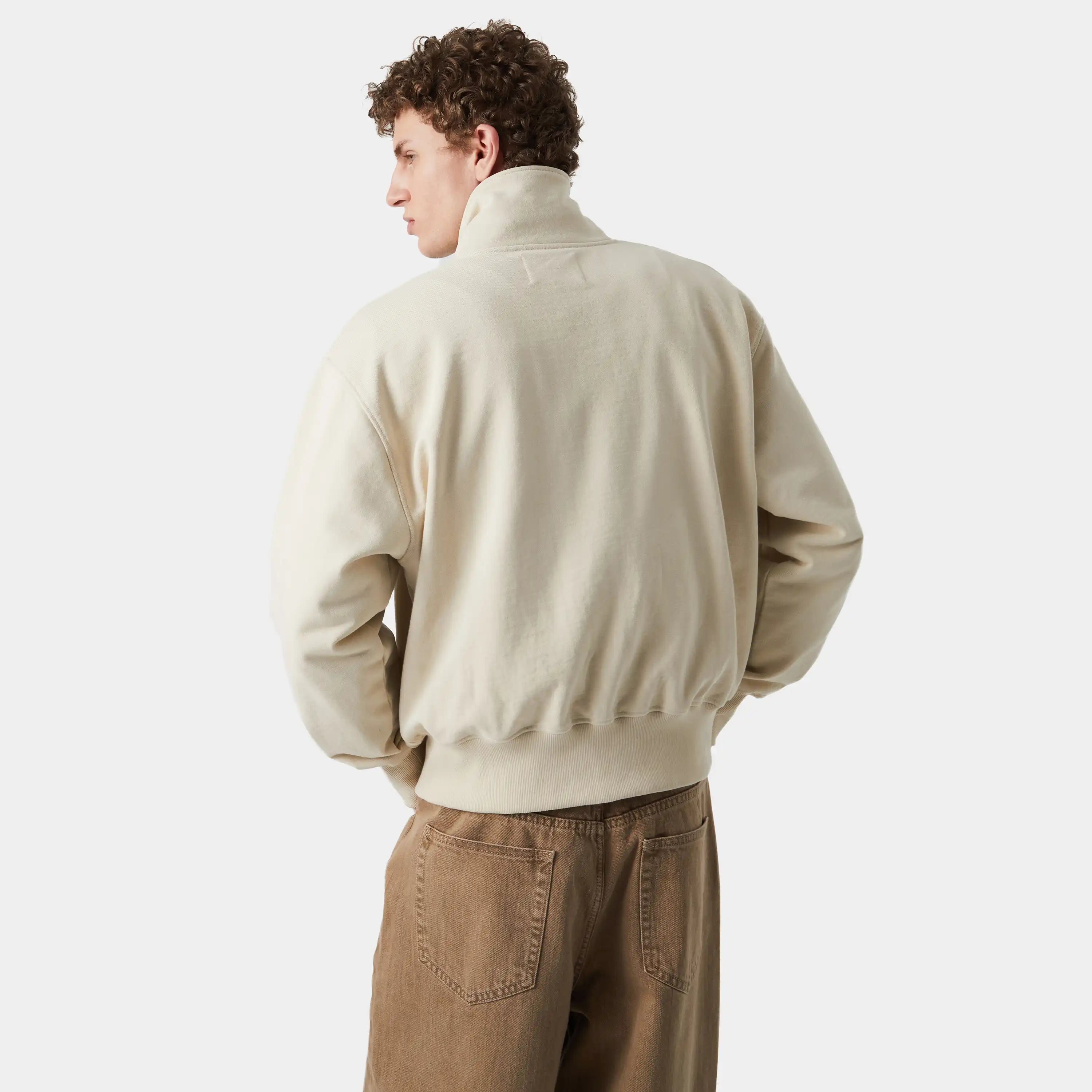 Serv Sand Full Zip Crewneck eme