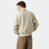 Serv Sand Full Zip Crewneck eme