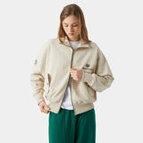 Serv Sand Full Zip Crewneck eme
