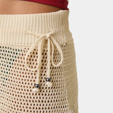 Barceloneta Off Sand Crochet Shorts Woman Pants Eme Studios