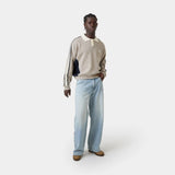 Chully Off Sand Knit Polo Knitwear Eme Studios