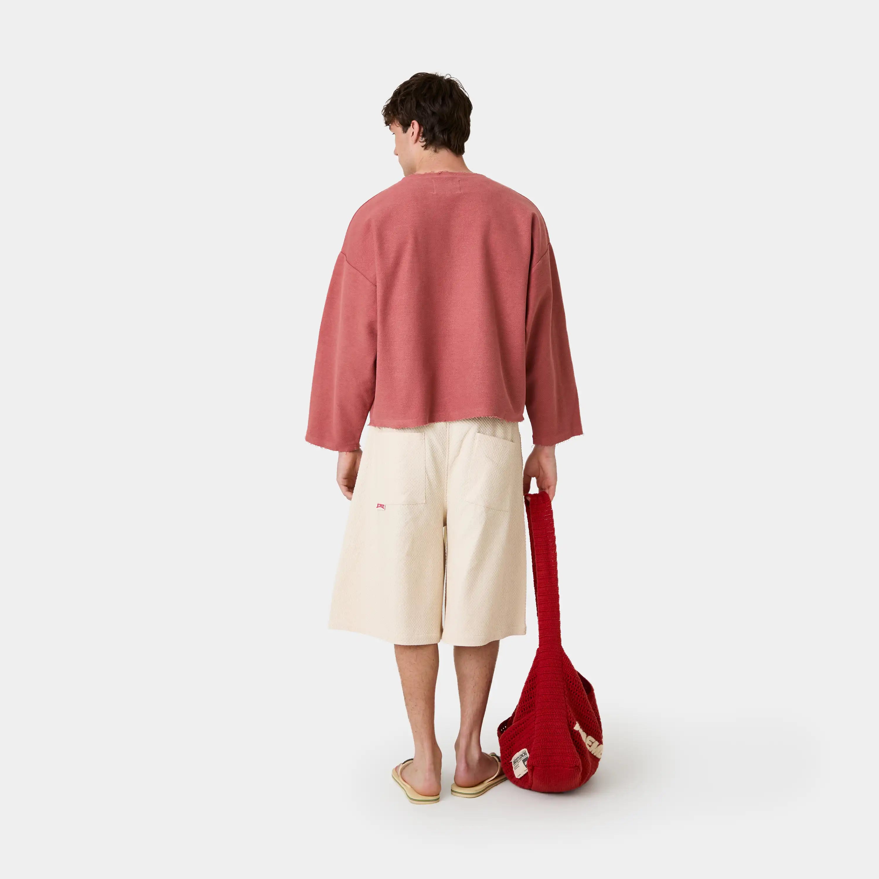Pocket Clay Reverse Crewneck Sweatshirts Eme Studios