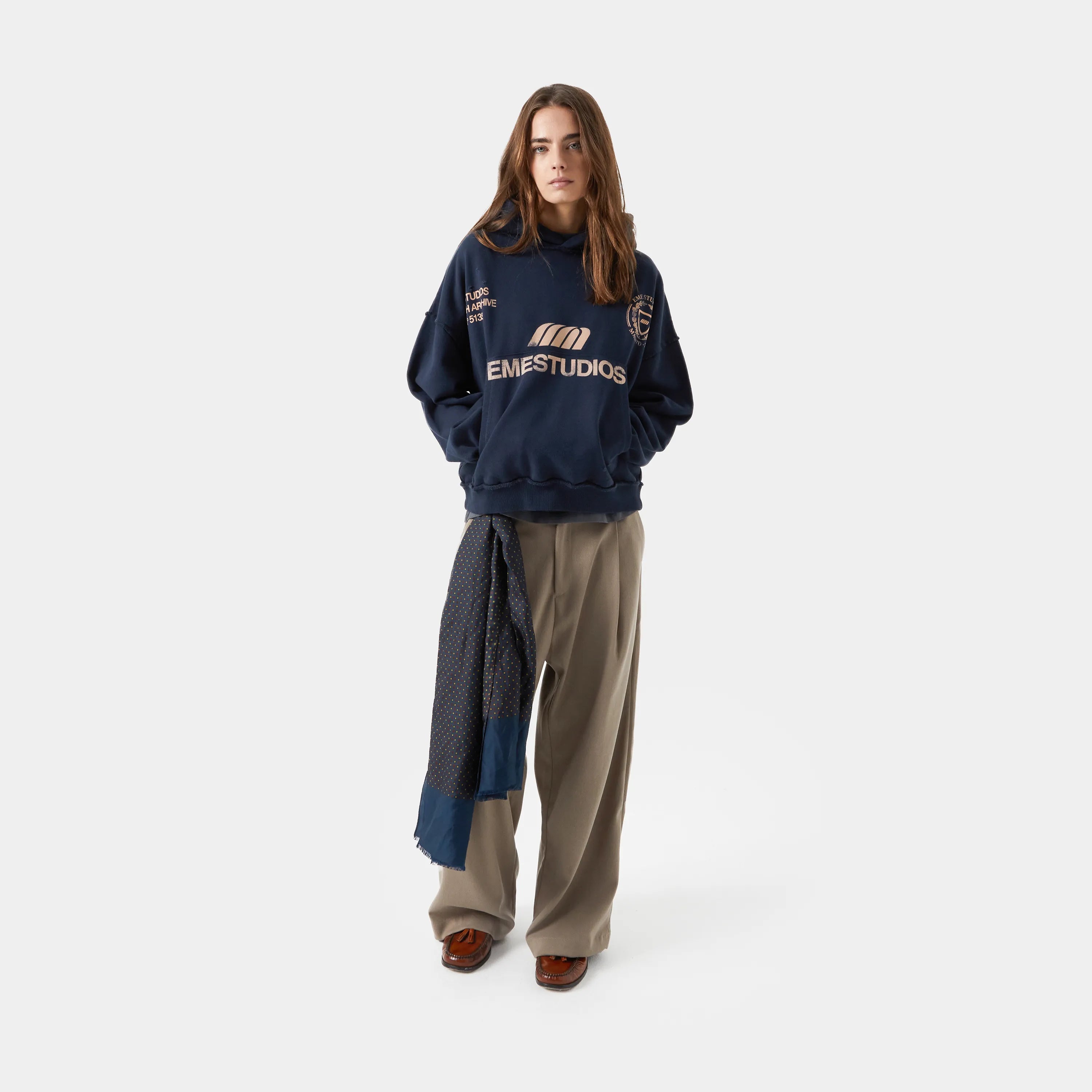 Stealth Navy Oversized Hoodie Hoodies eme