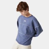 Thrill Crown Blue Reverse Crewneck Sweatshirts Eme Studios