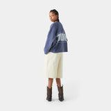 Thrill Crown Blue Reverse Crewneck Sweatshirts Eme Studios