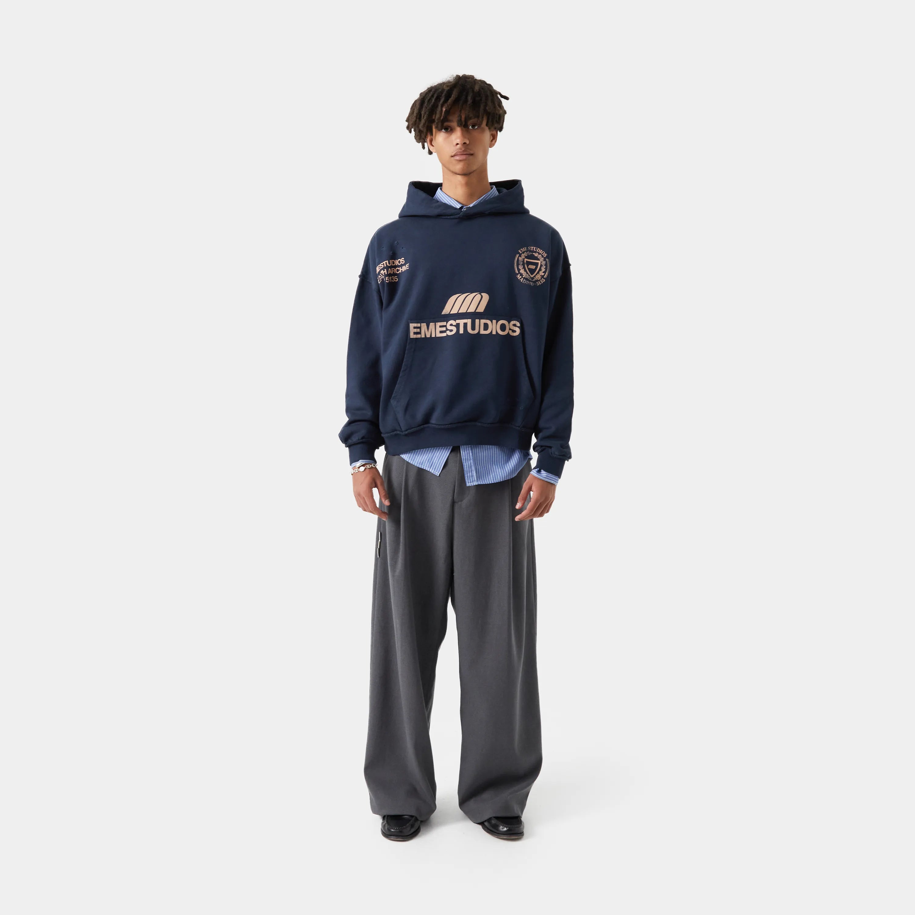 Stealth Navy Oversized Hoodie Hoodies eme
