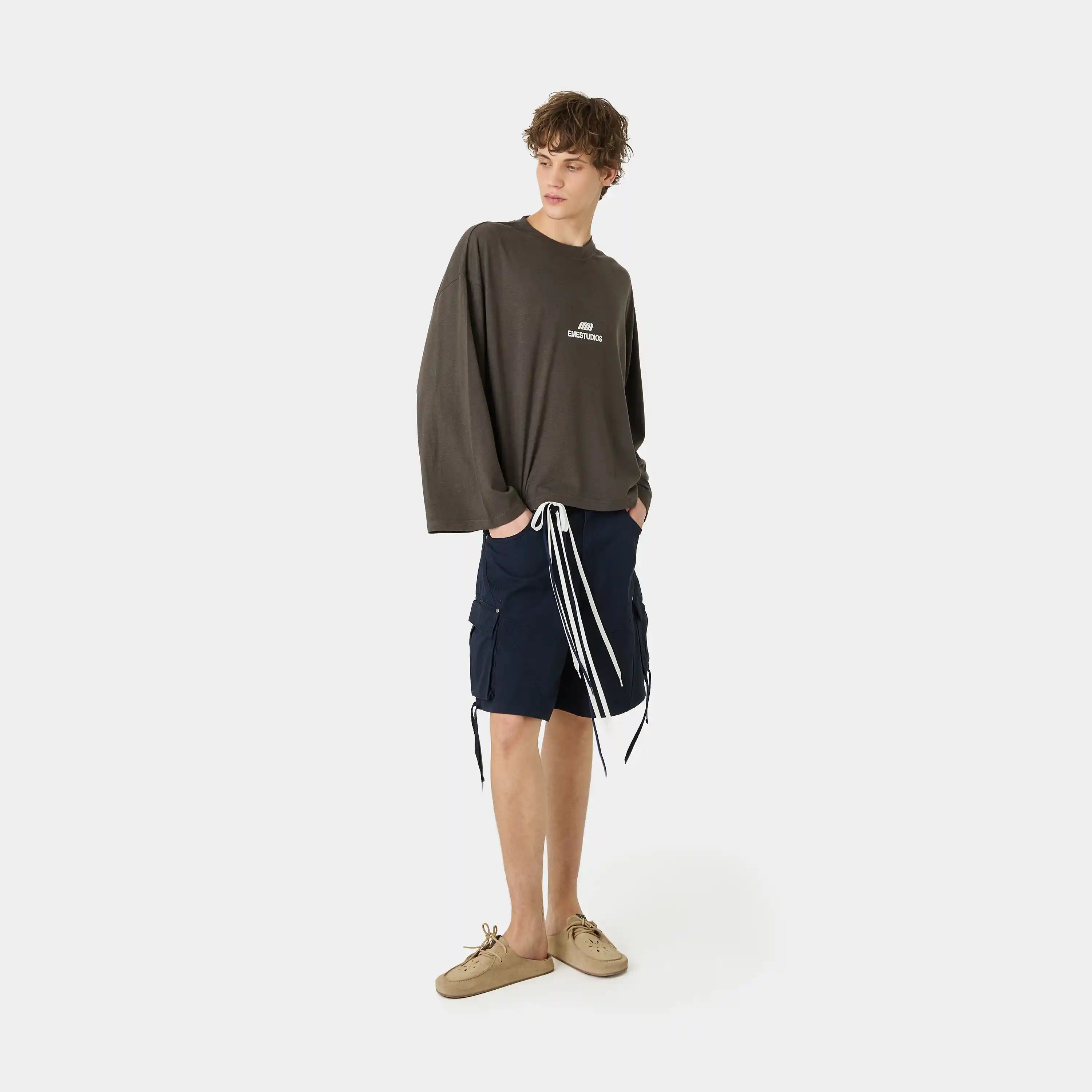 Cotten Fawn Long Sleeve T-shirts Eme Studios