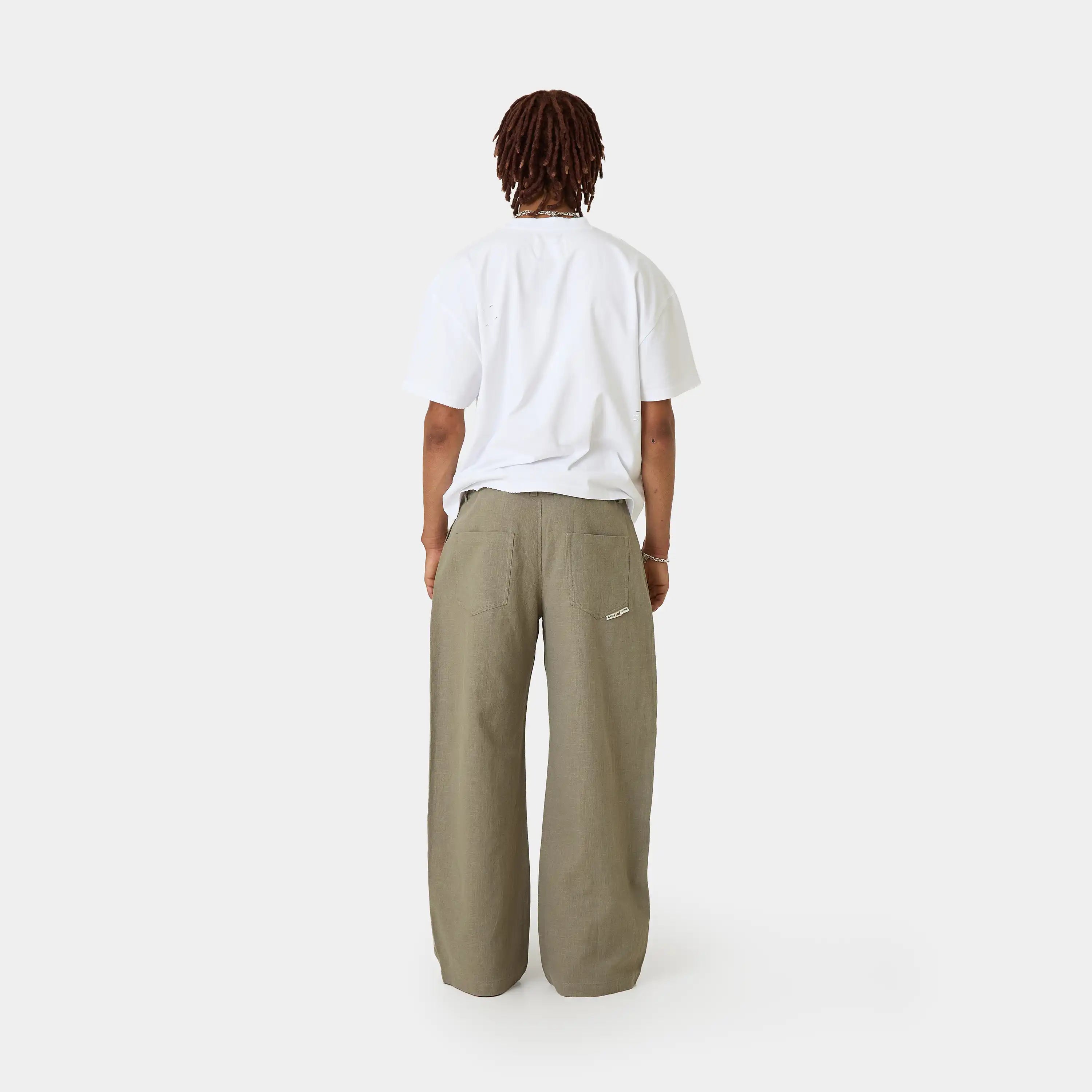 Mat Forest Balloon Linen Pants Pants Eme Studios
