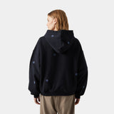 Crown Navy Oversized Hoodie Hoodies eme