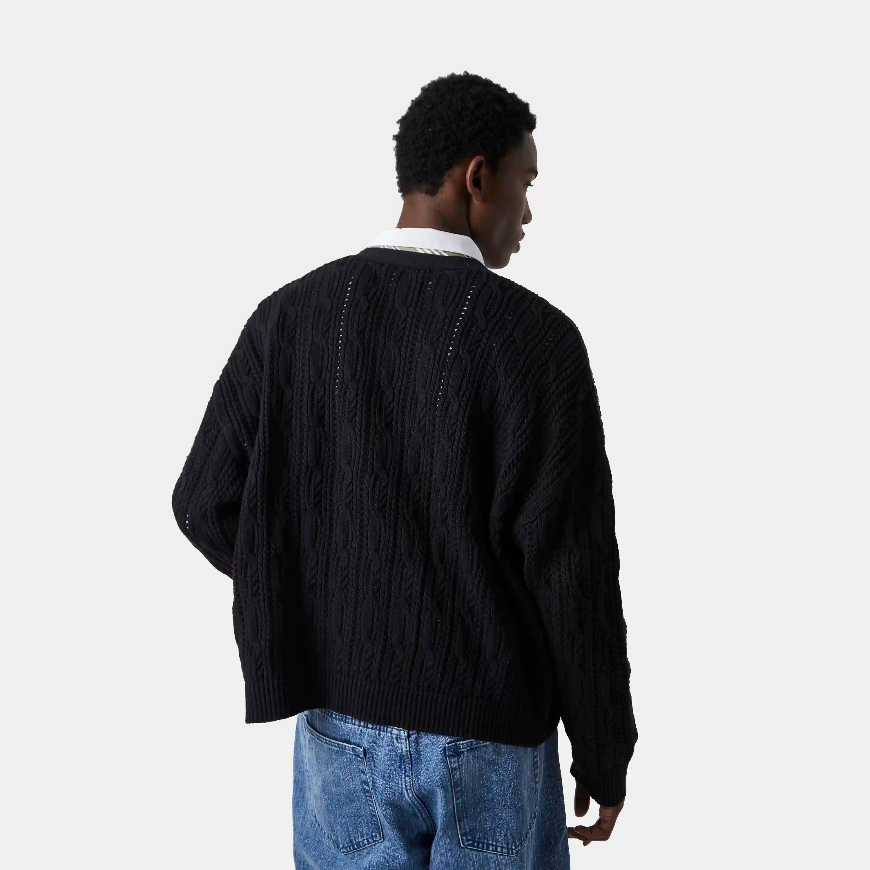 Inger Black Cardigan Knitwear eme