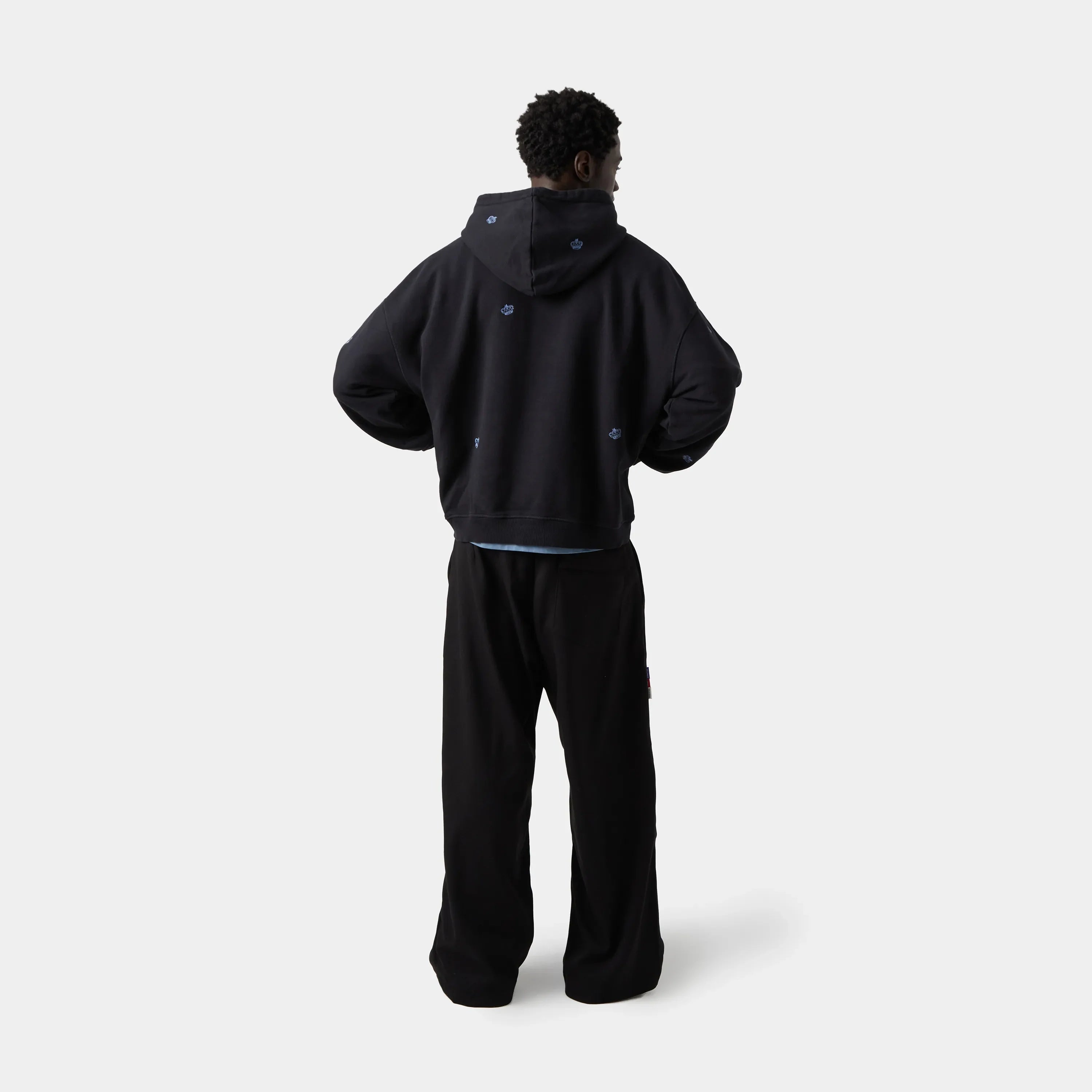 Crown Navy Oversized Hoodie Hoodies eme