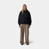 Crown Navy Oversized Hoodie Hoodies eme