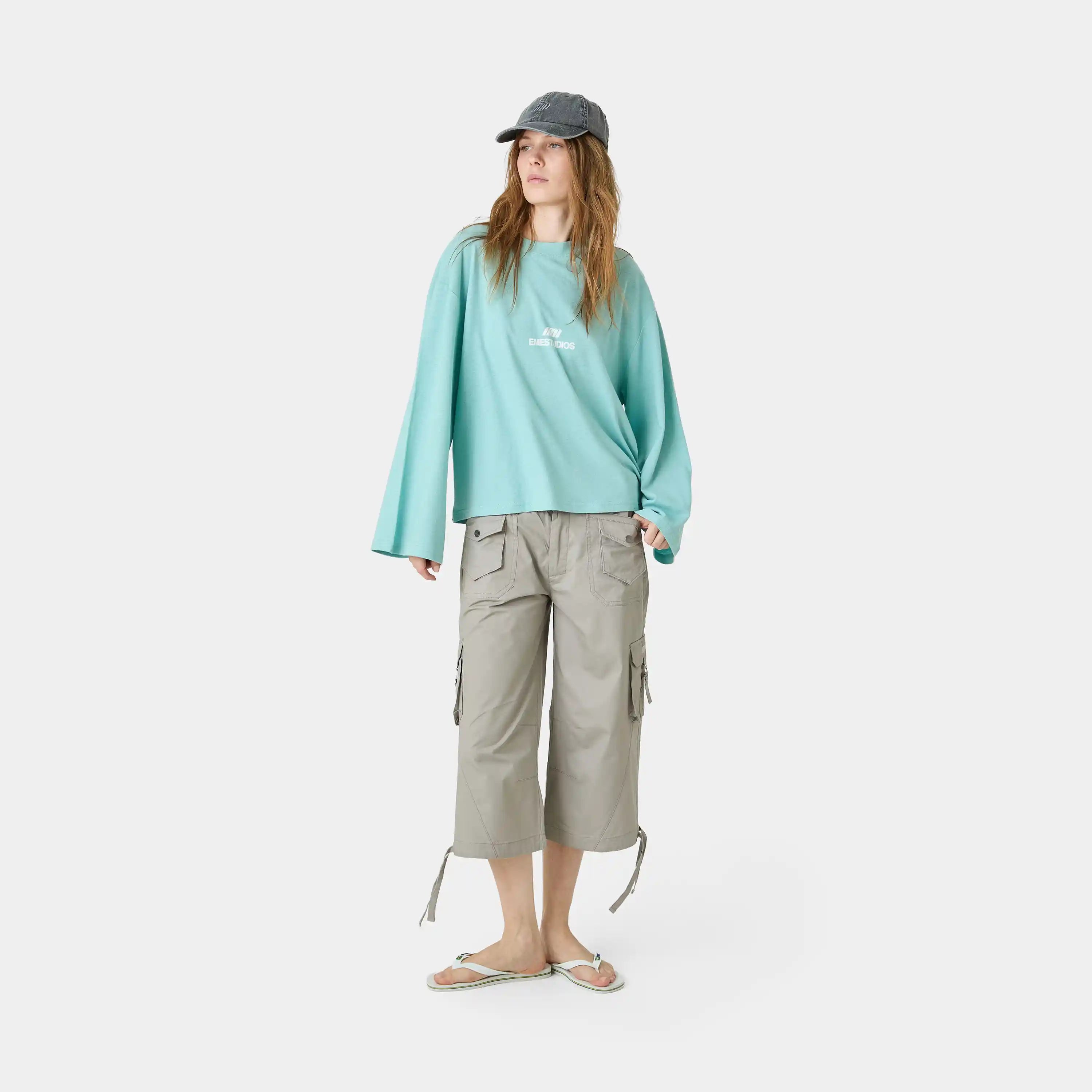 Cotten Provence Long Sleeve T-shirts Eme Studios