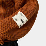 Blush Terracotta Zipper Knit Knitwear Eme Studios