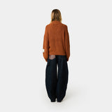 Blush Terracotta Zipper Knit Knitwear Eme Studios