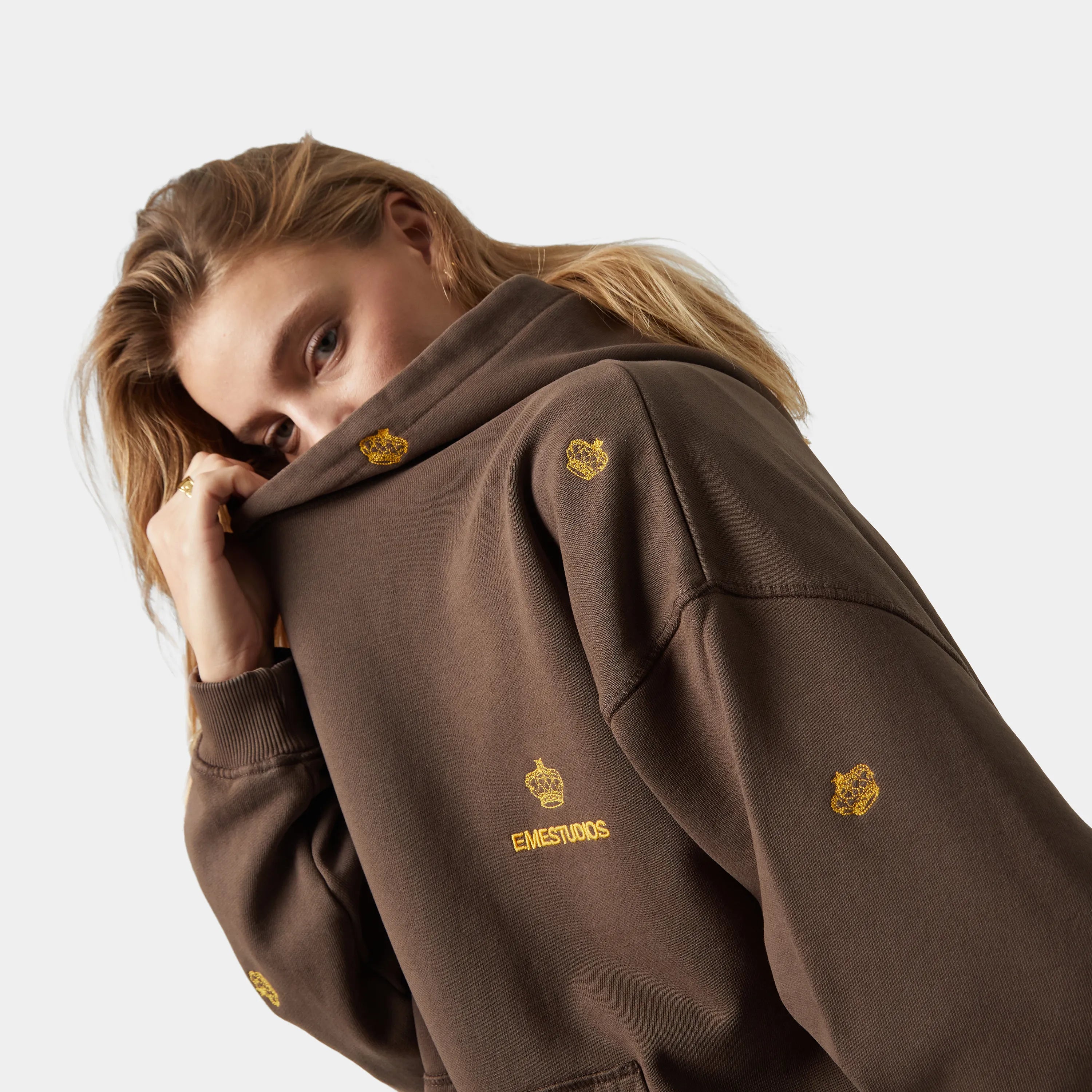 Crown Falcon Oversized Hoodie Hoodies eme