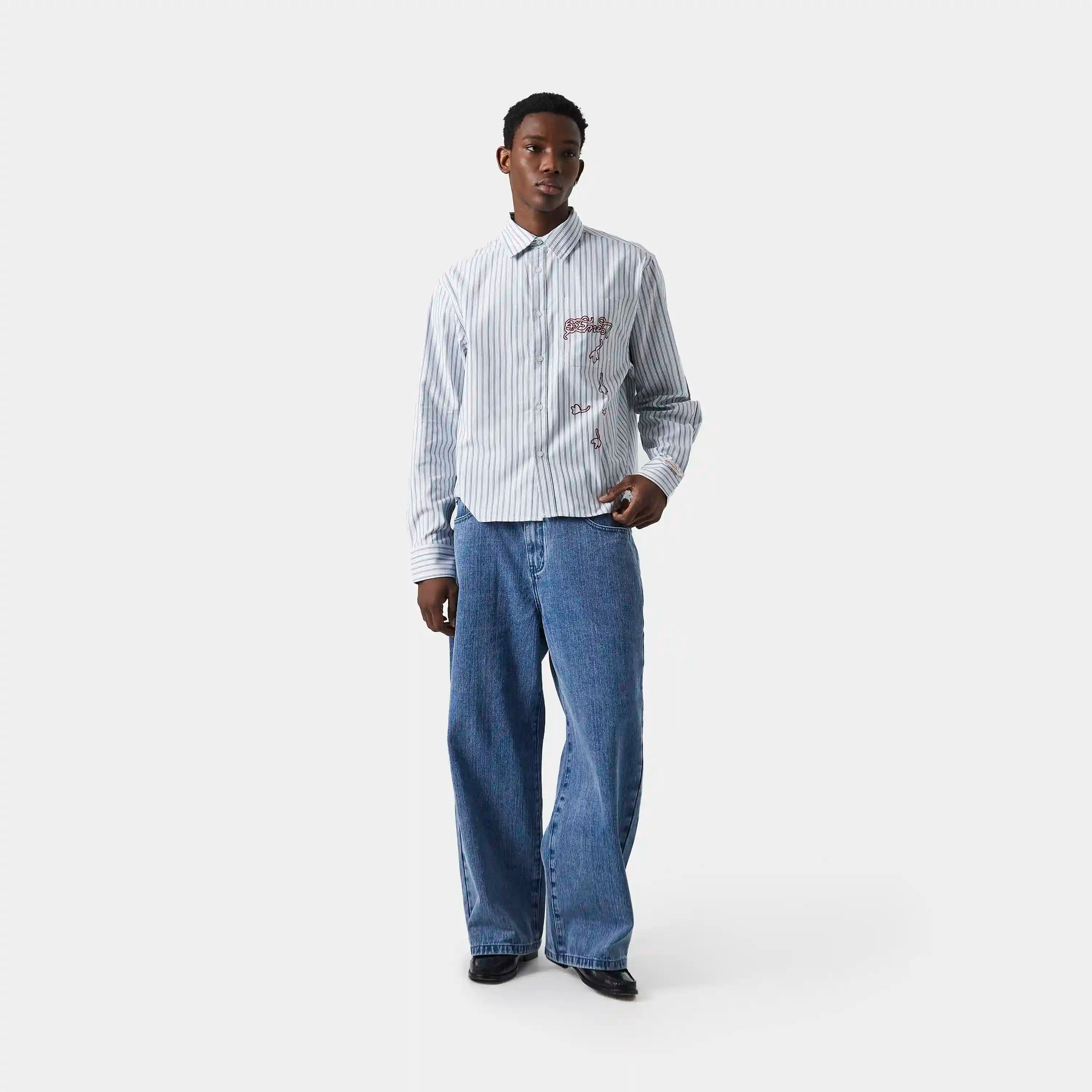Don Boxy Stripped Shirt Shirts eme