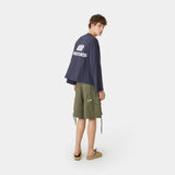 Cotten Navy Long Sleeve T-shirts Eme Studios