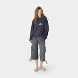 Cotten Navy Long Sleeve T-shirts Eme Studios