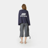 Cotten Navy Long Sleeve T-shirts Eme Studios
