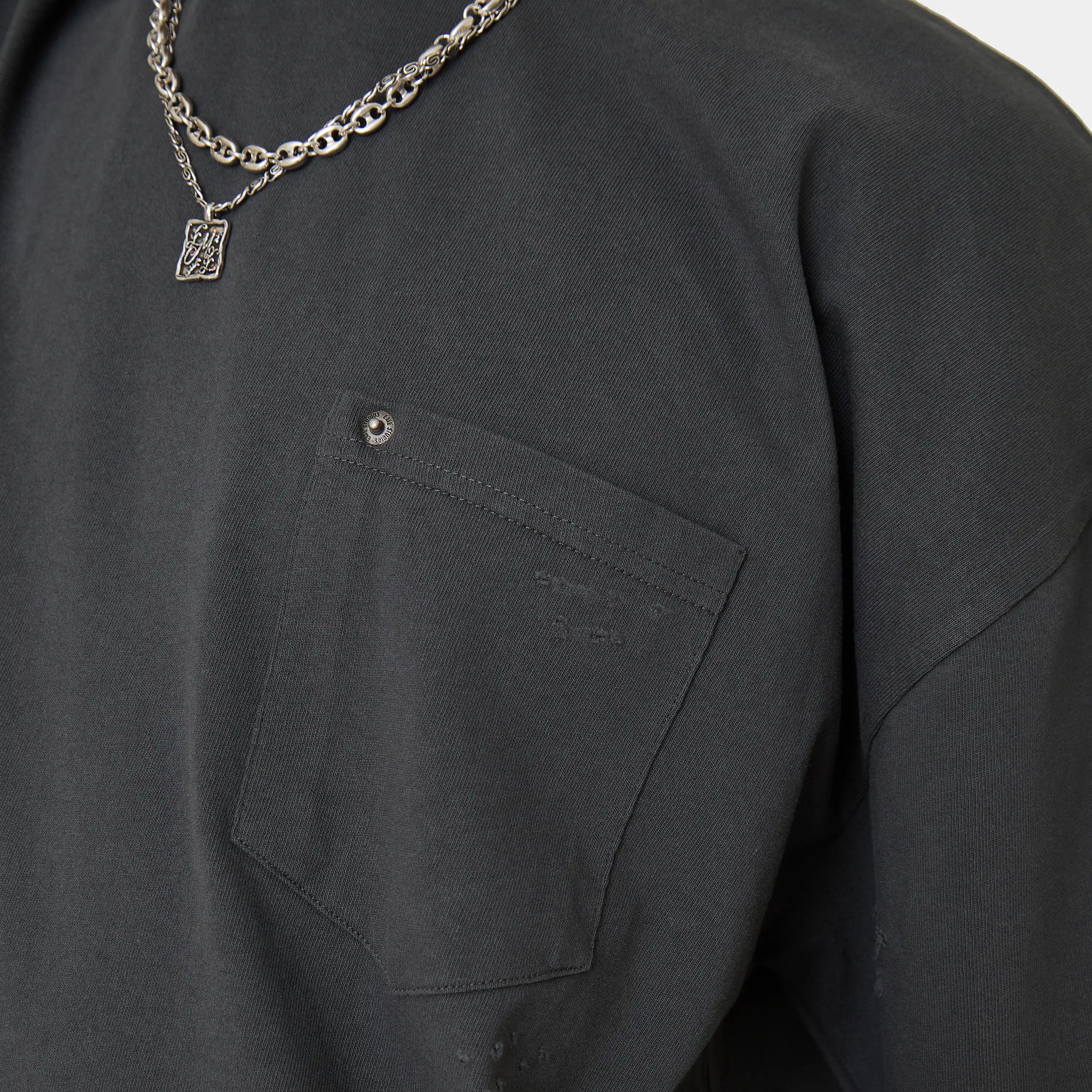 Distressed Shadow Oversized Tee T-shirts Eme Studios
